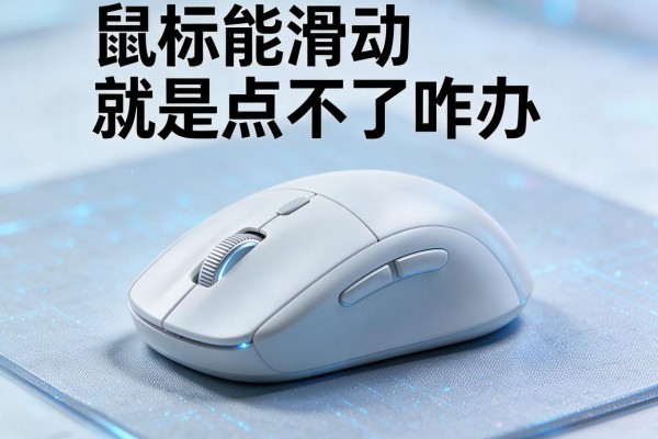 鼠标能滑动就是点不了咋办