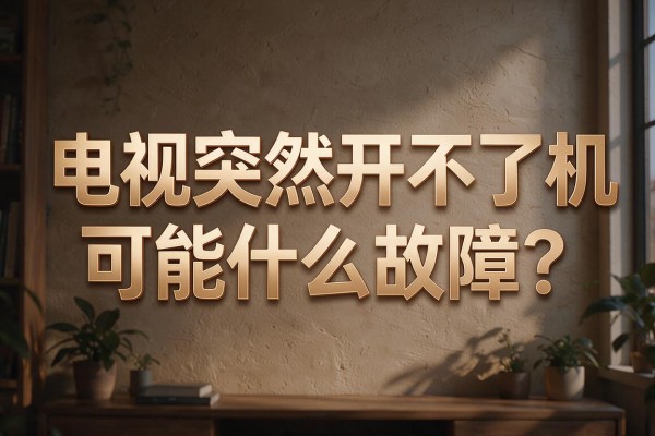 电视突然开不了机可能什么故障？