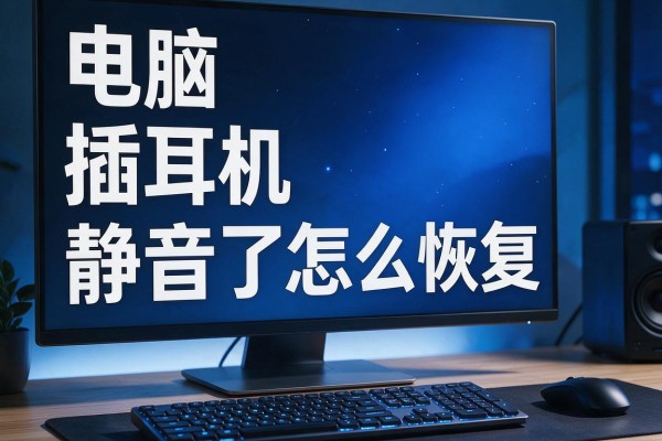 电脑插耳机静音了怎么恢复