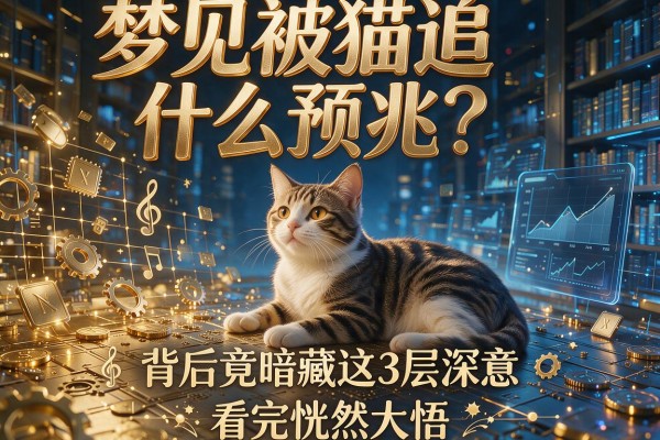 梦见被猫追是什么预兆?背后竟暗藏这3层深意,看完恍然大悟