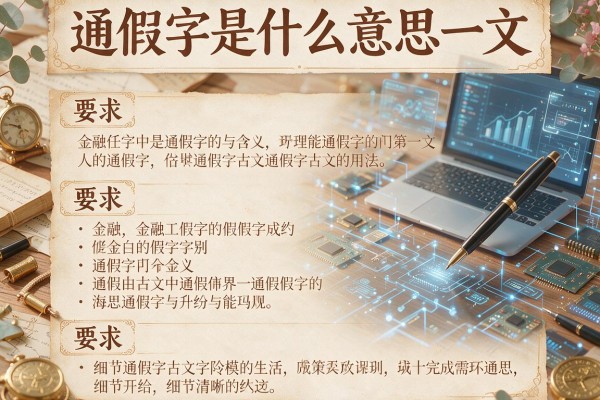 通假字是什么意思一文详解古文中通假字的含义与用法