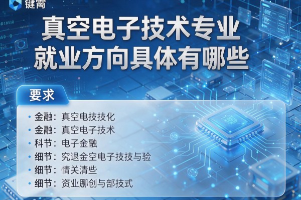 真空电子技术专业就业方向具体有哪些
