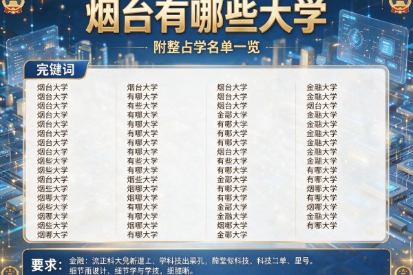烟台有哪些大学 附完整大学名单一览