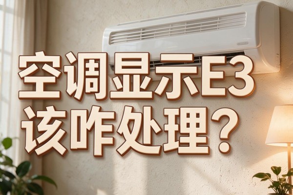 空调显示E3该咋处理？