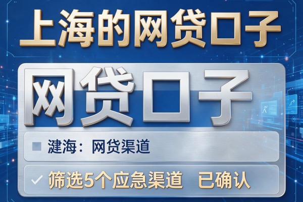上海的网贷口子,筛选5个应急渠道已确认