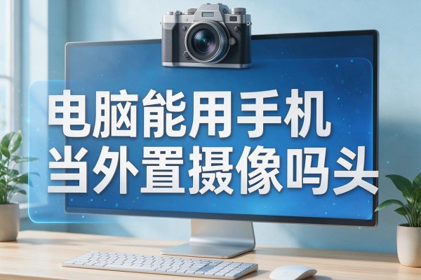 电脑能用手机当外置摄像头吗