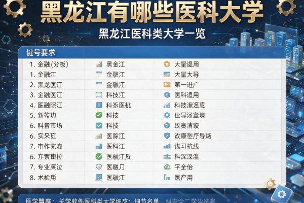 黑龙江有哪些医科大学 黑龙江医科类大学名单一览