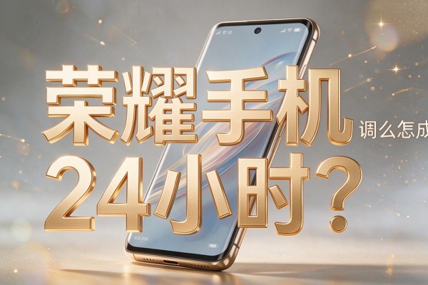 荣耀手机时间显示怎么调成24小时?