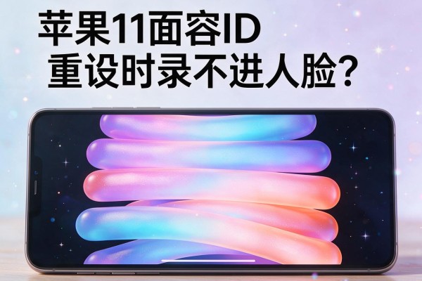 苹果11面容ID重设时录不进人脸?