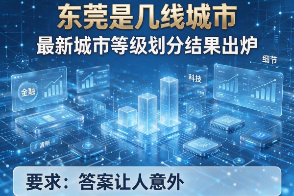东莞是几线城市 最新城市等级划分结果出炉 答案让人意外