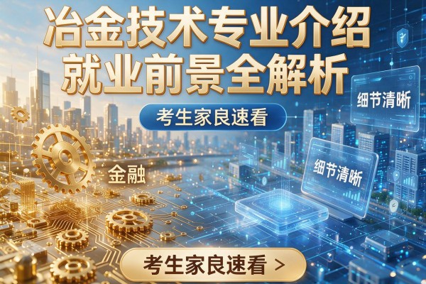 冶金技术专业介绍及就业前景全解析考生家长速看