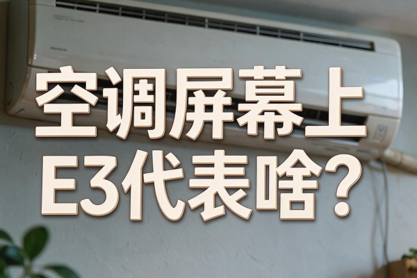 空调屏幕上E3代表啥?