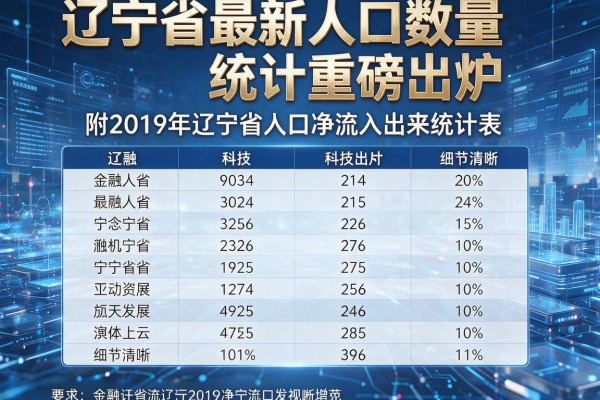 辽宁省最新人口数量统计重磅出炉附2019年辽宁省人口净流入出来统计表