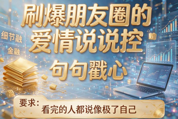 刷爆朋友圈的爱情说说控 句句戳心 看完的人都说像极了自己
