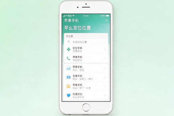 苹果手机怎么定位位置