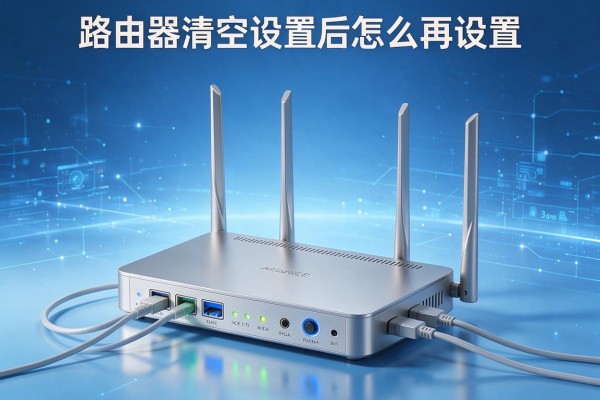 路由器清空设置后怎么再设置