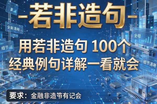 若非造句-用若非造句100个经典例句详解一看就会