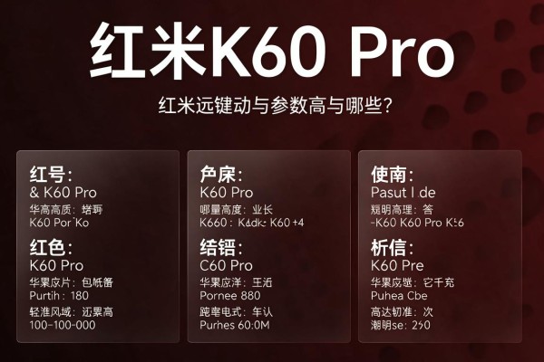 红米K60 Pro参数包括哪些？