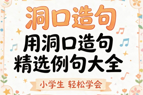 洞口造句-用洞口造句精选例句大全小学生轻松学会