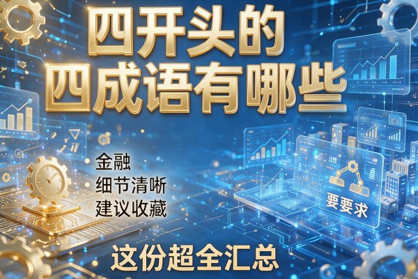 四开头的四字成语有哪些 这份超全汇总建议收藏