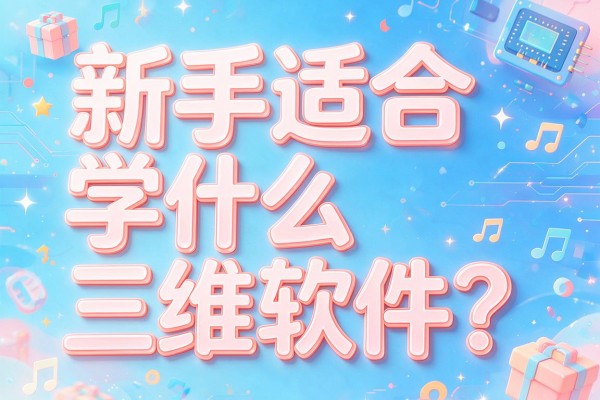新手适合学什么三维软件?