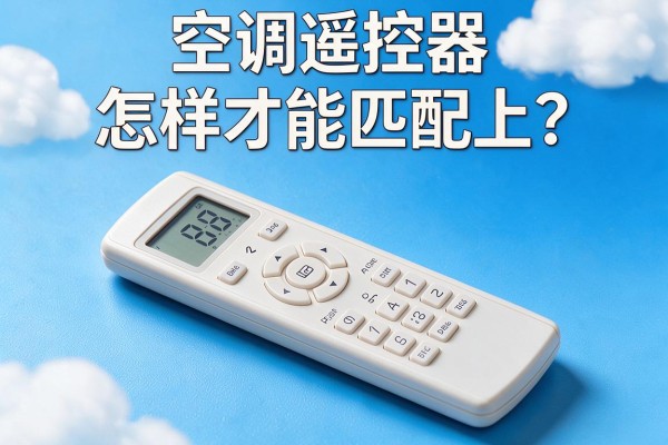 空调遥控器怎样才能匹配上?