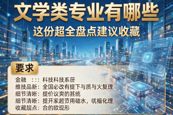 文学类专业有哪些 这份超全盘点建议收藏