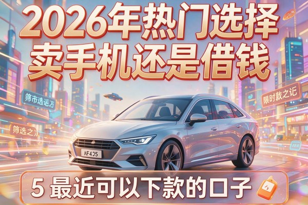 2026年热门选择卖手机还是借钱，筛选5个最近可以下款的口子有