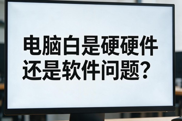 电脑白屏是硬件还是软件问题?