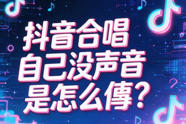抖音合唱自己没声音是怎么回事？
