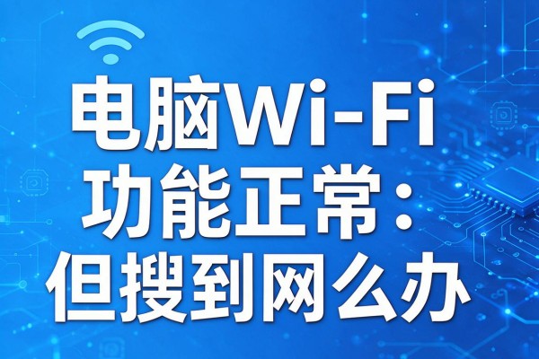 电脑WiFi功能正常但搜不到网怎么办