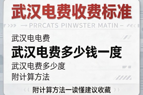 武汉电费收费标准，武汉电费多少钱一度附计算方法一文读懂建议收藏