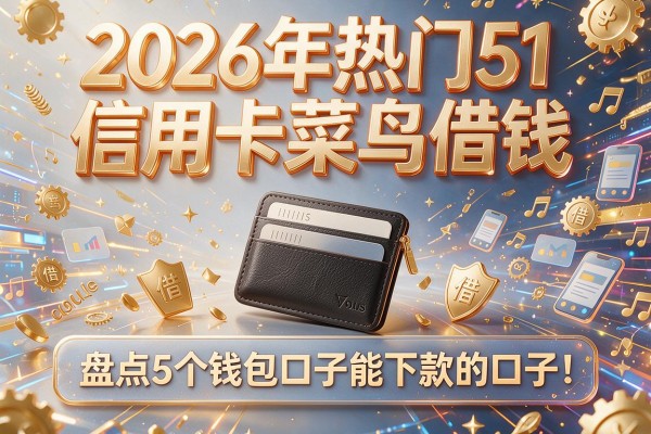 2026年热门51信用卡菜鸟借钱，盘点5个钱包口子能下款的口子