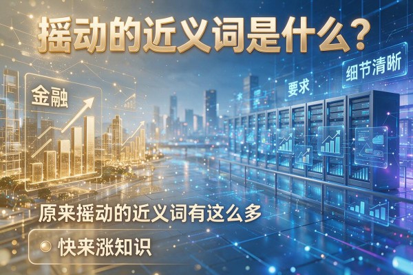 摇动的近义词是什么?原来摇动的近义词有这么多,快来涨知识