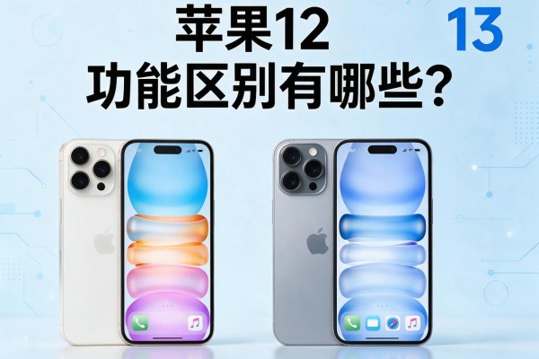 苹果12和13功能区别有哪些?