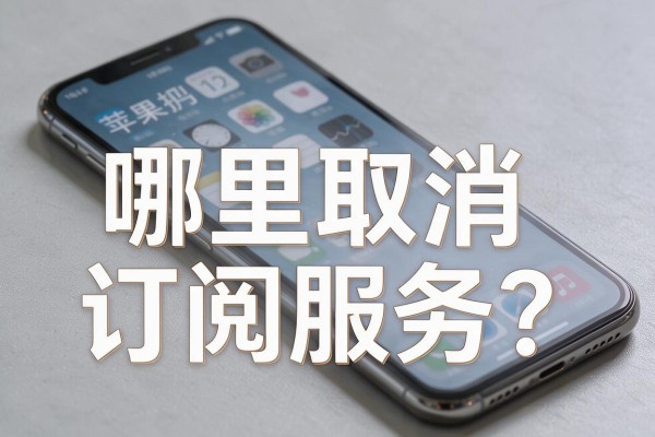 苹果手机哪里取消订阅服务?