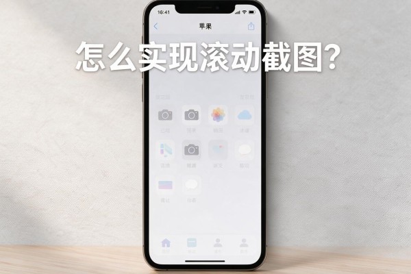 苹果手机怎么实现滚动截图?