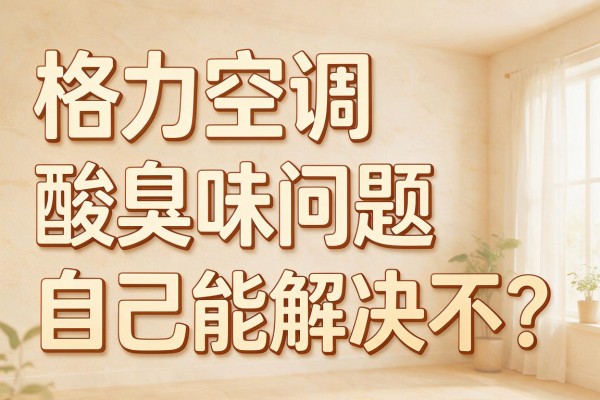 格力空调酸臭味问题自己能解决不?