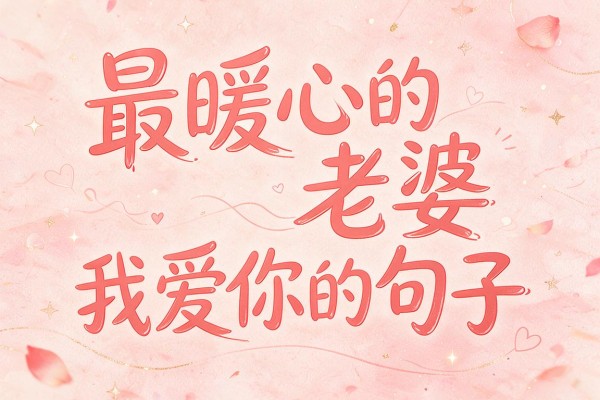 最暖心的老婆我爱你的句子
