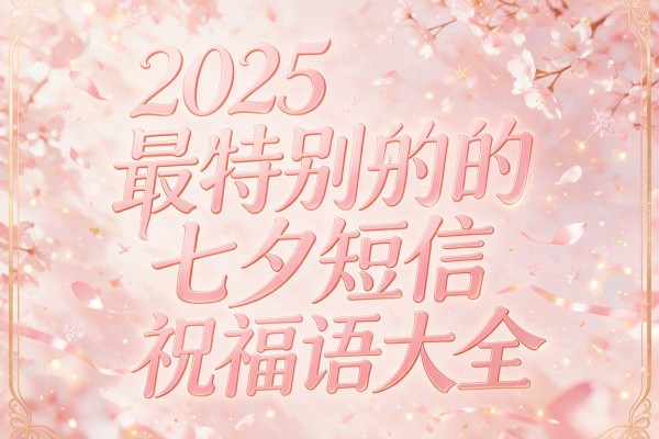 2025最特别的七夕短信祝福语大全