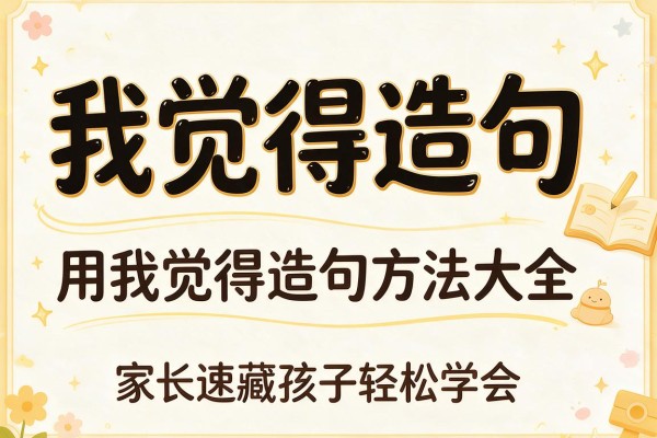 我觉得造句-用我觉得造句方法大全 家长速藏孩子轻松学会