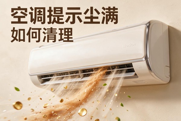 空调提示尘满如何清理