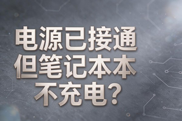 电源已接通但笔记本不充电？