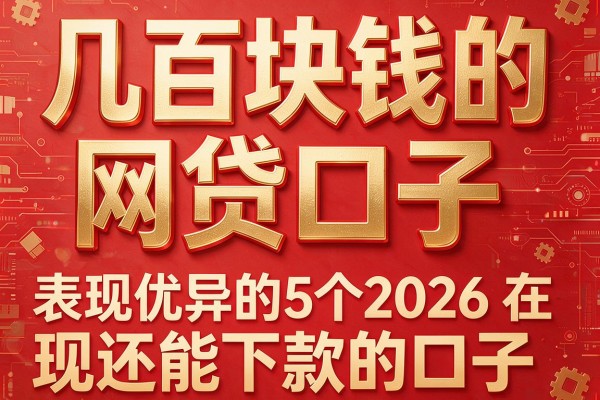 几百块钱的网贷口子，表现优异的5个2026现在还能下款的口子