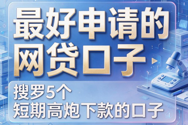 最好申请的网贷口子，搜罗5个短期高炮下款的口子