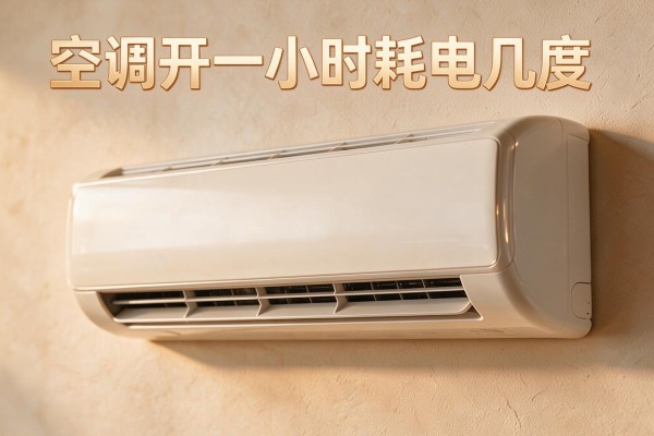 空调开一小时耗电几度