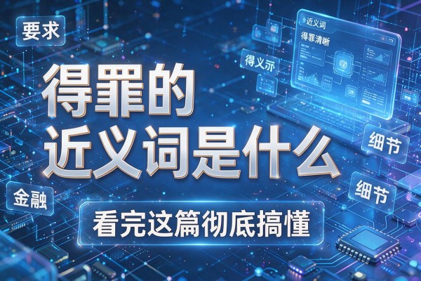 得罪的近义词是什么 看完这篇彻底搞懂得罪的近义词