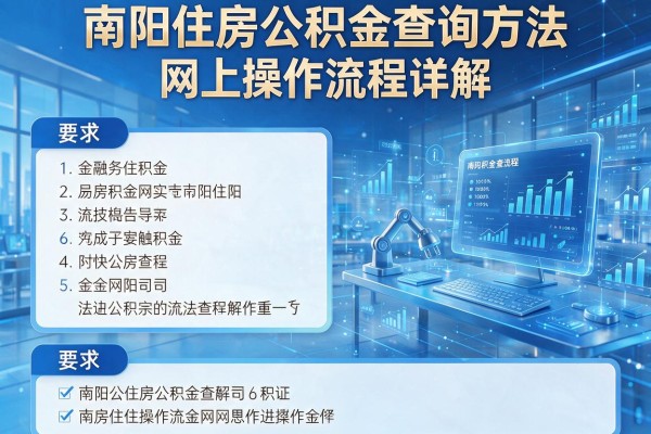 南阳住房公积金查询方法及网上操作流程详解