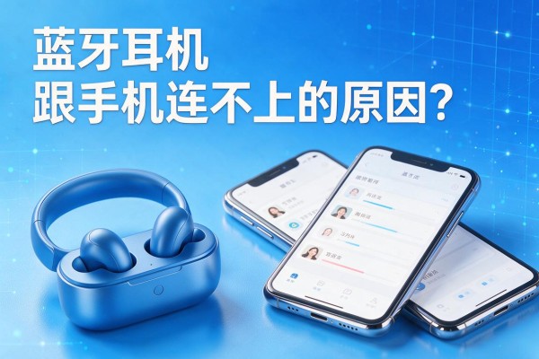 蓝牙耳机跟手机连不上的原因?