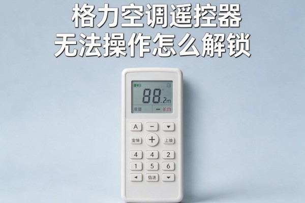 格力空调遥控器无法操作怎么解锁
